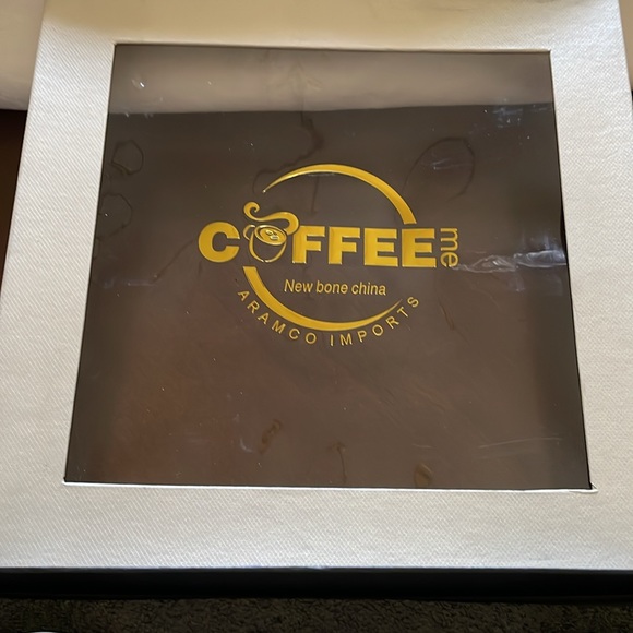 New 12 Piece Coffee Me Aramco Imports Espresso demitasse Coffee cup & saucer Set - Picture 2 of 9